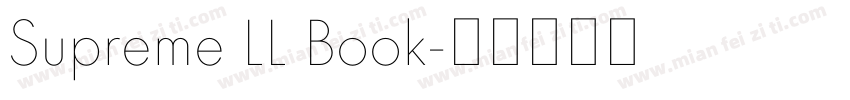 Supreme LL Book字体转换